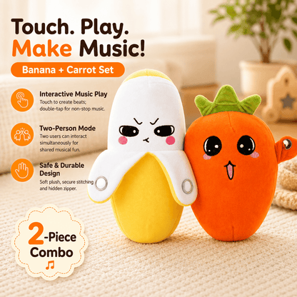 MeloJoy™ Interactive Musical Plush Toy – Touch-Activated Fun for Children