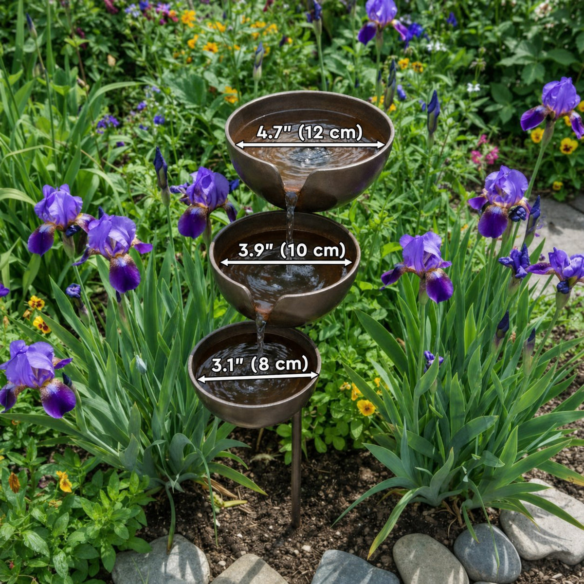 Rainora™ Rain Collector Bird Bath | A Natural Water Source for Birds & Bees