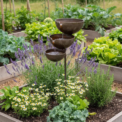 Rainora™ Rain Collector Bird Bath | A Natural Water Source for Birds & Bees