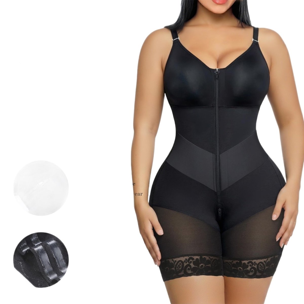 Zenvyra™ V-Shaped Shaping Bodysuit | Sculpted Curves & Smooth Support