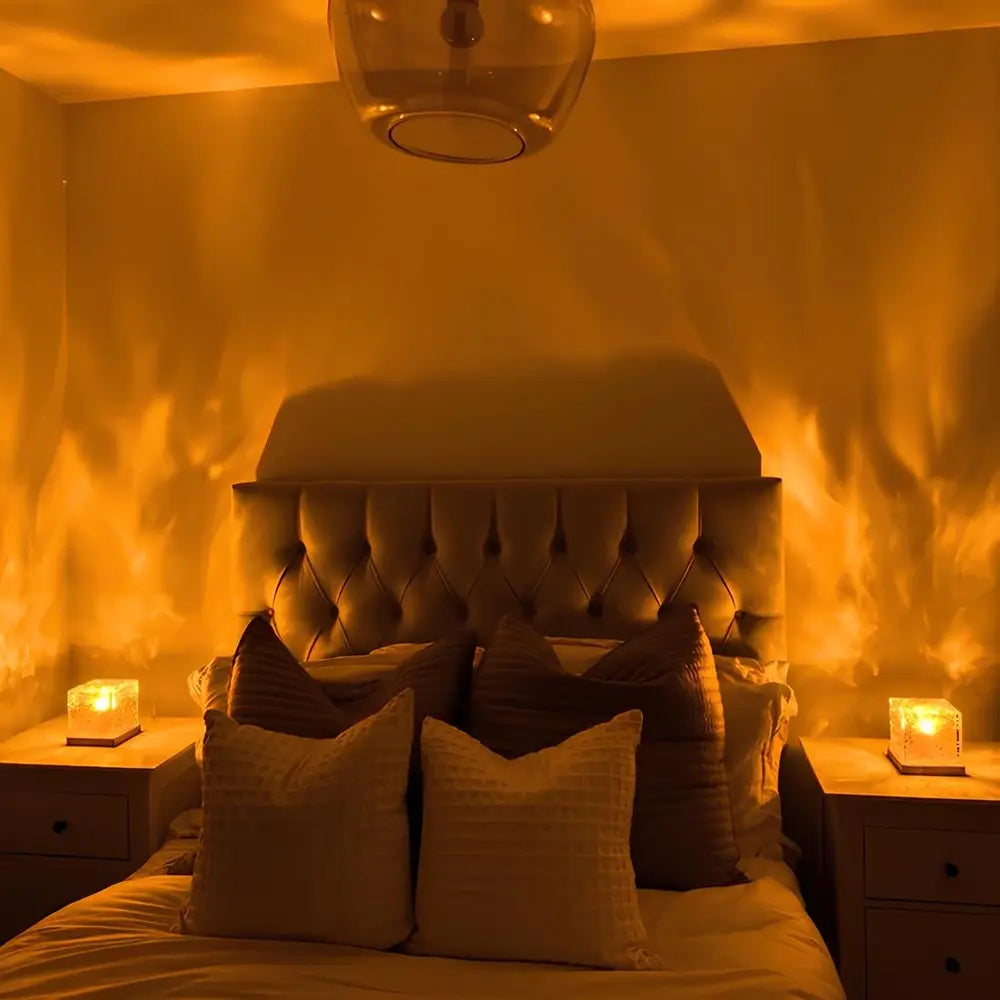 PolarGlow™ Northern Lights Cube Lamp | Magical Colours & Mesmerising Room Ambience