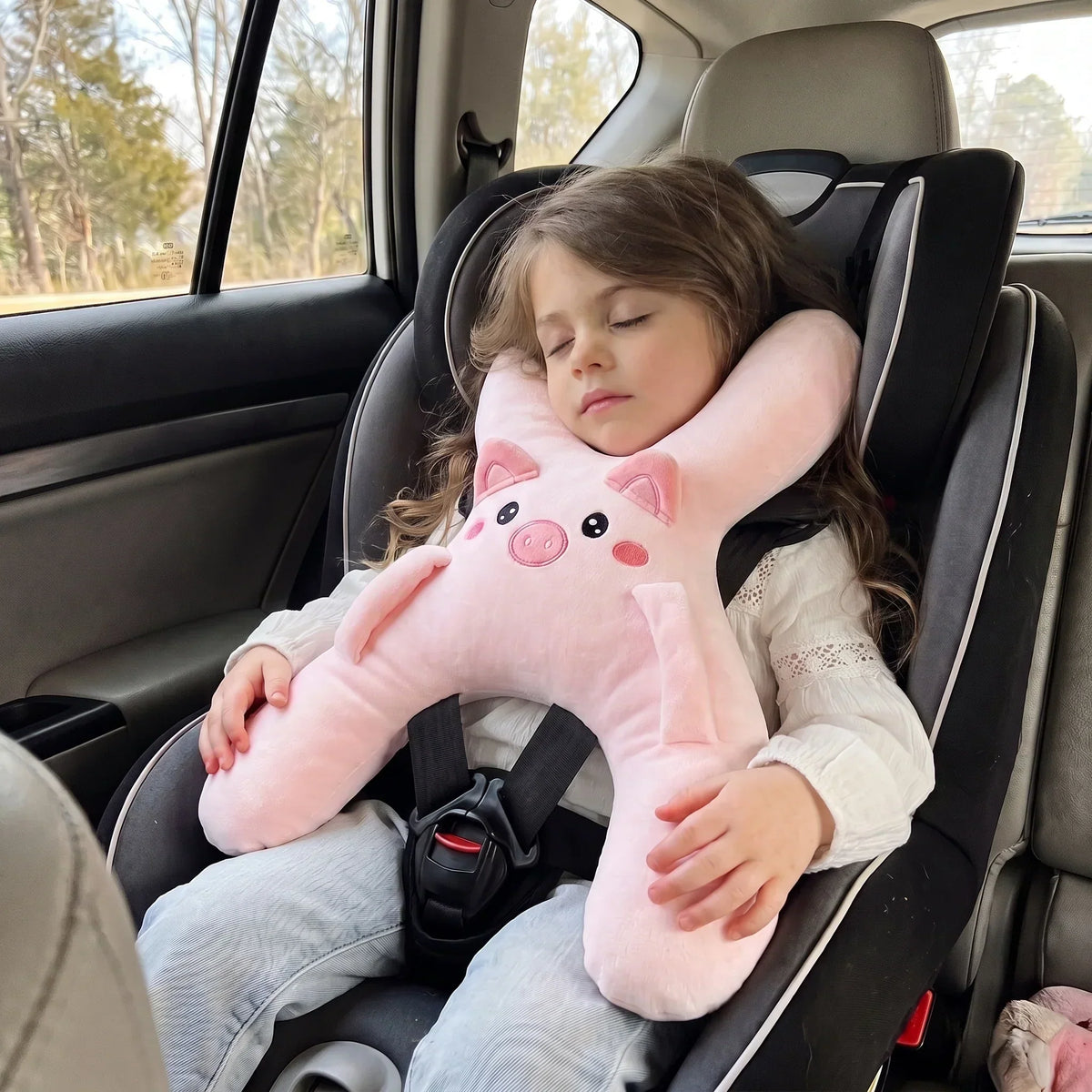 CuddleTrip™ Children's Travel Pillow with Head Support