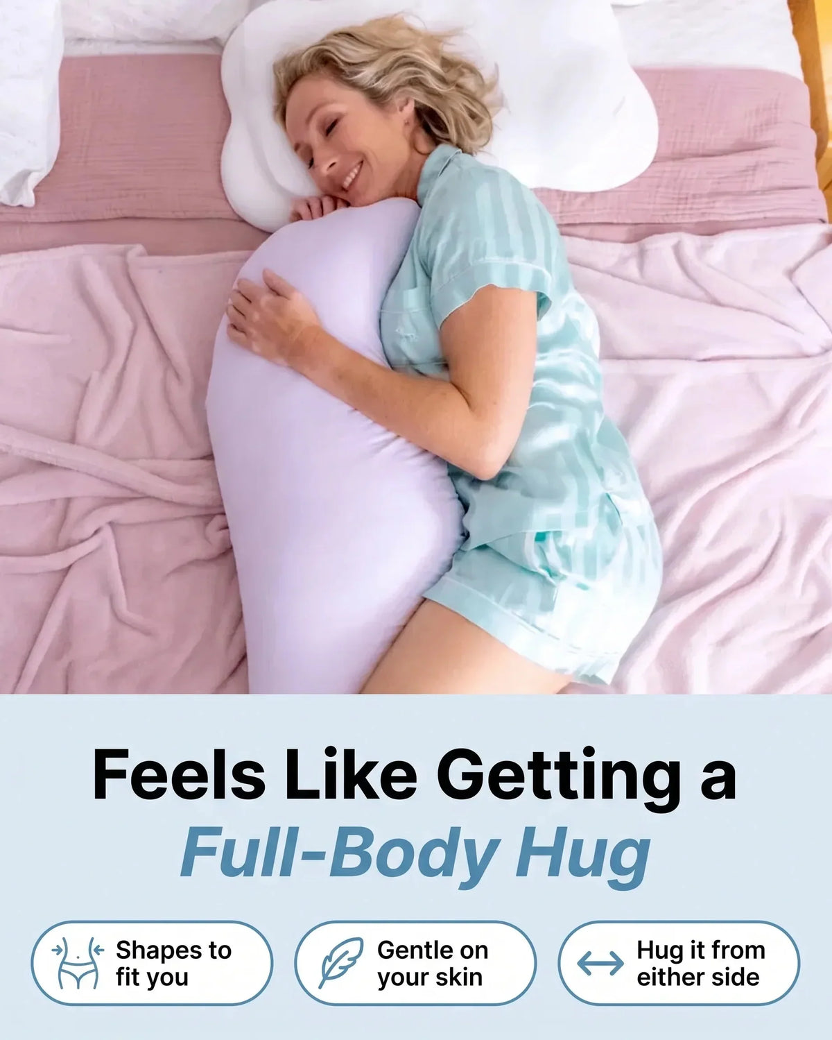 BodyViva™ – Ergonomic sleeping pillow for natural body alignment