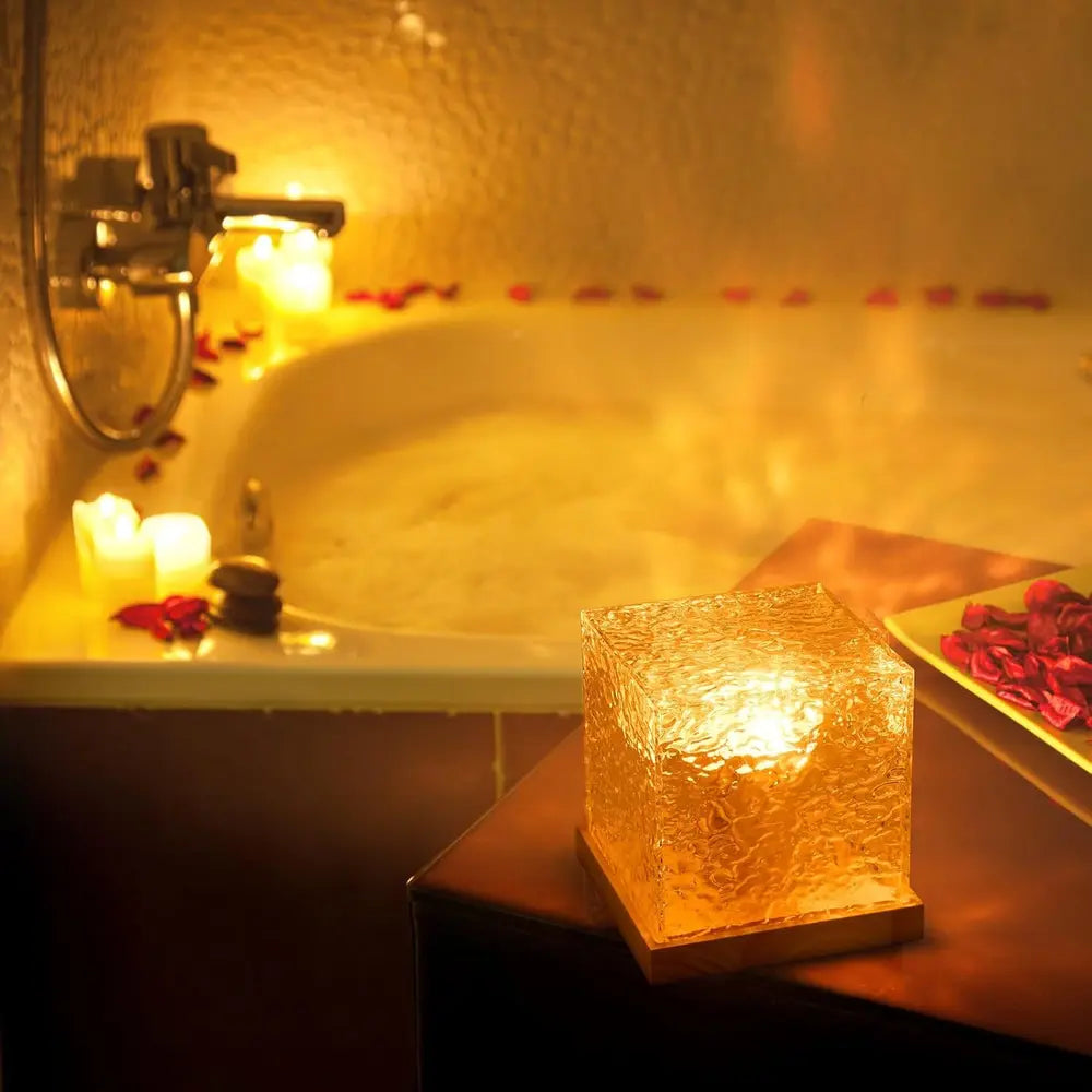 PolarGlow™ Northern Lights Cube Lamp | Magical Colours & Mesmerising Room Ambience