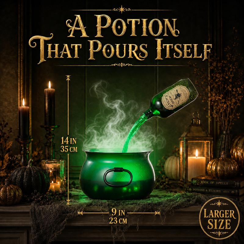 HexaBrew™ Halloween Magic Cauldron | Magical Glow Effect & Floating Potion Illusion