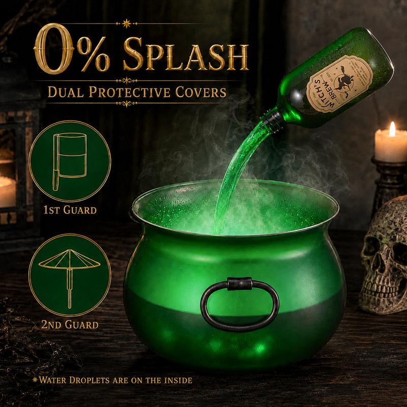 HexaBrew™ Halloween Magic Cauldron | Magical Glow Effect & Floating Potion Illusion