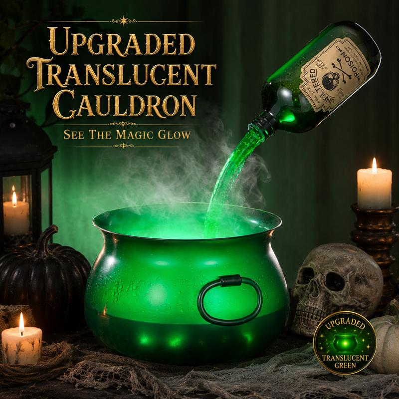 HexaBrew™ Halloween Magic Cauldron | Magical Glow Effect & Floating Potion Illusion