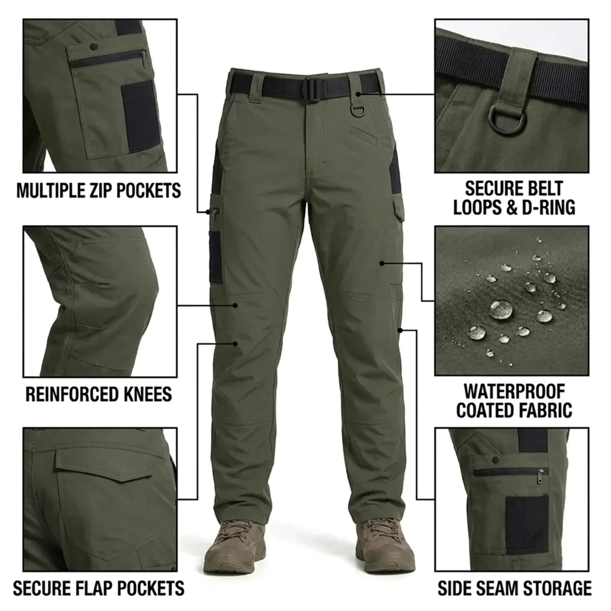 Tactora™ – Rugged Utility Cargo Pants for Active Lifestyles