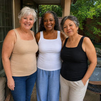 Elavelle™ – Flattering Shaping Tank with Integrated Bra Cups