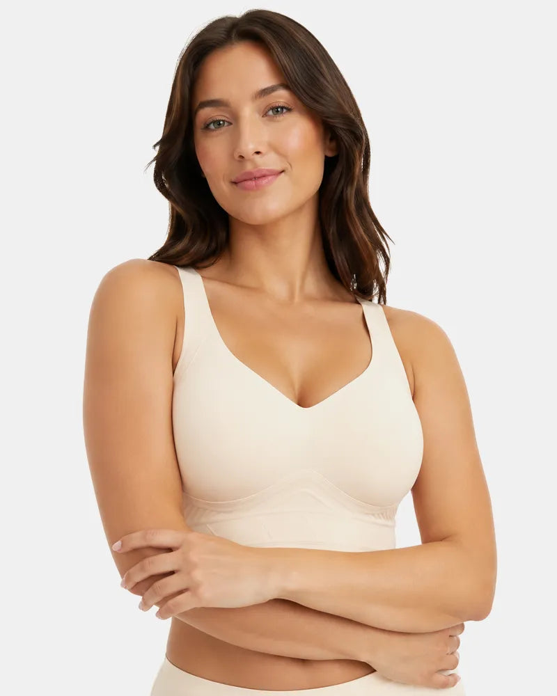 Elavelle™ – Plus Size T-Shirt Bra with Seamless Support