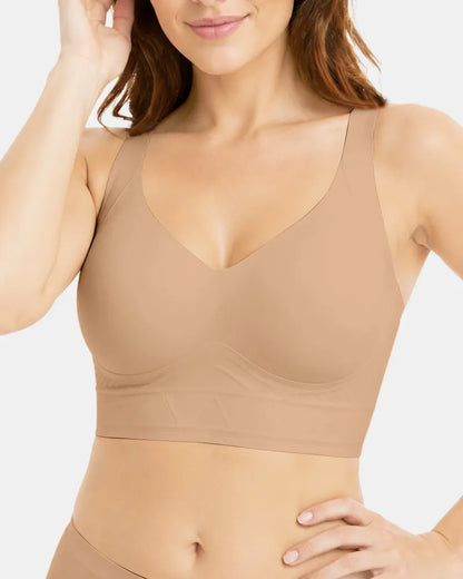 Elavelle™ – Plus Size T-Shirt Bra with Seamless Support