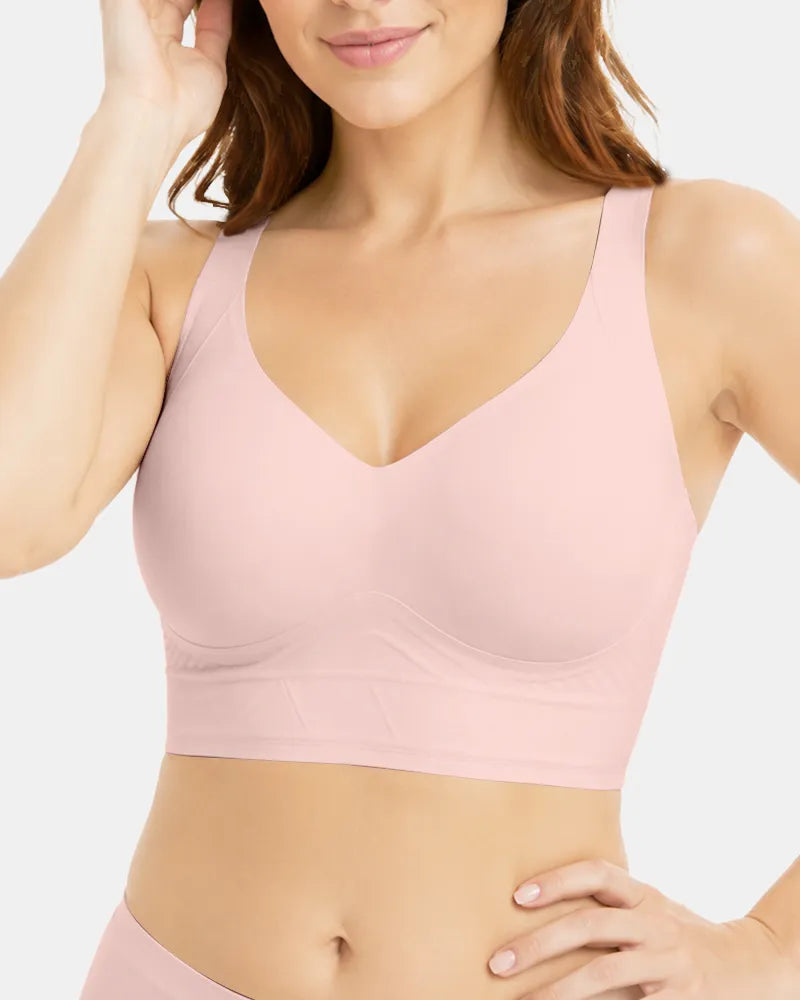 Elavelle™ – Plus Size T-Shirt Bra with Seamless Support