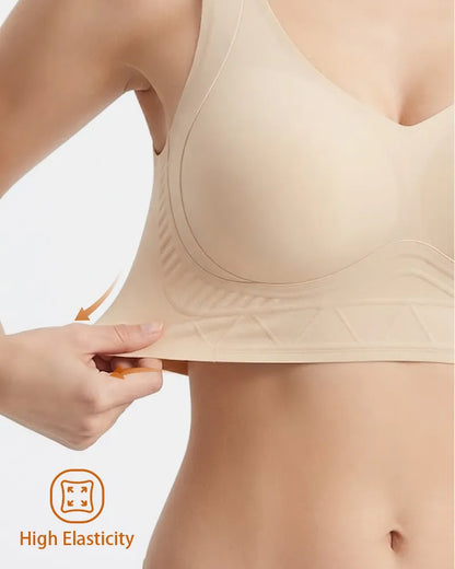 Elavelle™ – Plus Size T-Shirt Bra with Seamless Support