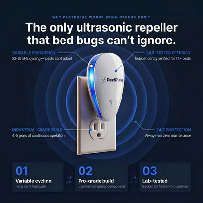 PestAway™ – Ultrasonic Repeller for a Cleaner, More Comfortable Home
