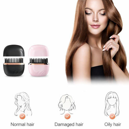 SwiftLuxe™ Cordless Mini Hair Straightening Brush | Smooth Hair, Tame Frizz & Style On the Go