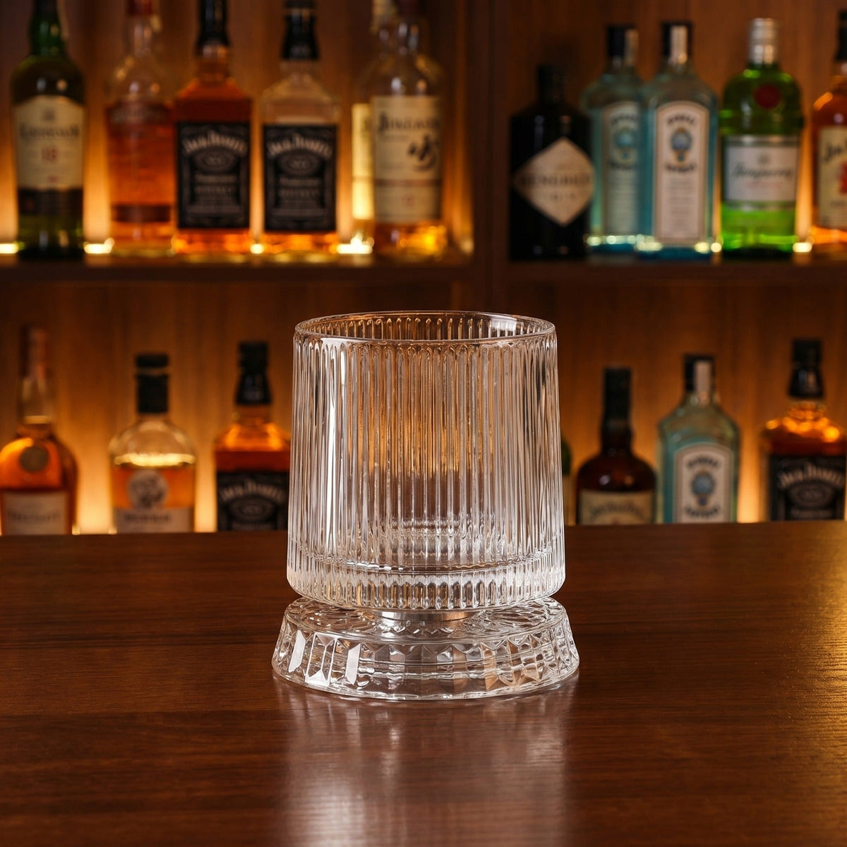 VinoSpin™ Rotating Whisky Glass | Stylish Drinking with a Gentle Swirling Motion