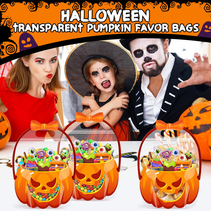 PumpiPack™ Halloween Treat Bags | Secure Zip Closure & Festive Pumpkin Design