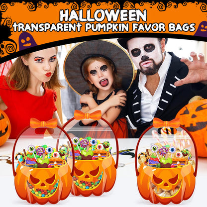 PumpiPack™ Halloween Treat Bags | Secure Zip Closure & Festive Pumpkin Design