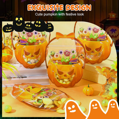 PumpiPack™ Halloween Treat Bags | Secure Zip Closure & Festive Pumpkin Design