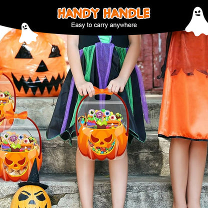 PumpiPack™ Halloween Treat Bags | Secure Zip Closure & Festive Pumpkin Design