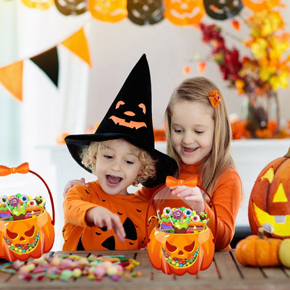 PumpiPack™ Halloween Treat Bags | Secure Zip Closure & Festive Pumpkin Design