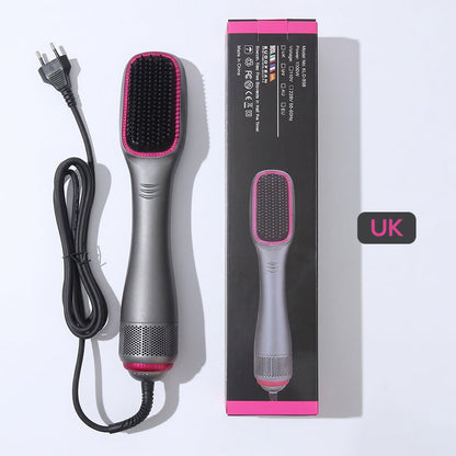 Veloura™ 3-in-1 Hot Air Brush | Smooth, Voluminous Hair with Less Effort