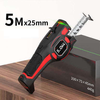 LaserMate™ 2-in-1 Tape Measure | Precise Measuring & Alignment with Built-In Laser
