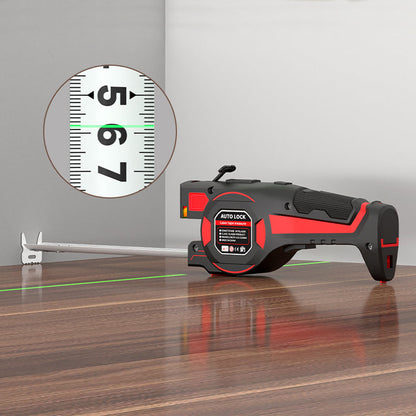 LaserMate™ 2-in-1 Tape Measure | Precise Measuring & Alignment with Built-In Laser