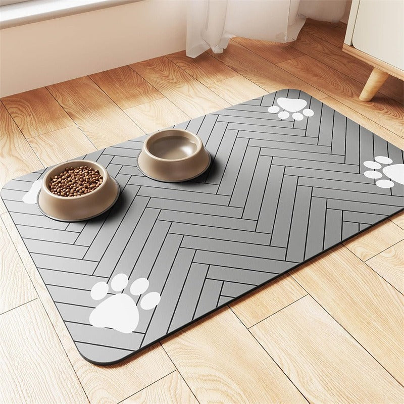 PetDry™ Dog & Cat Feeding Mat | Cleaner Feeding Area & Easy-Care Protection