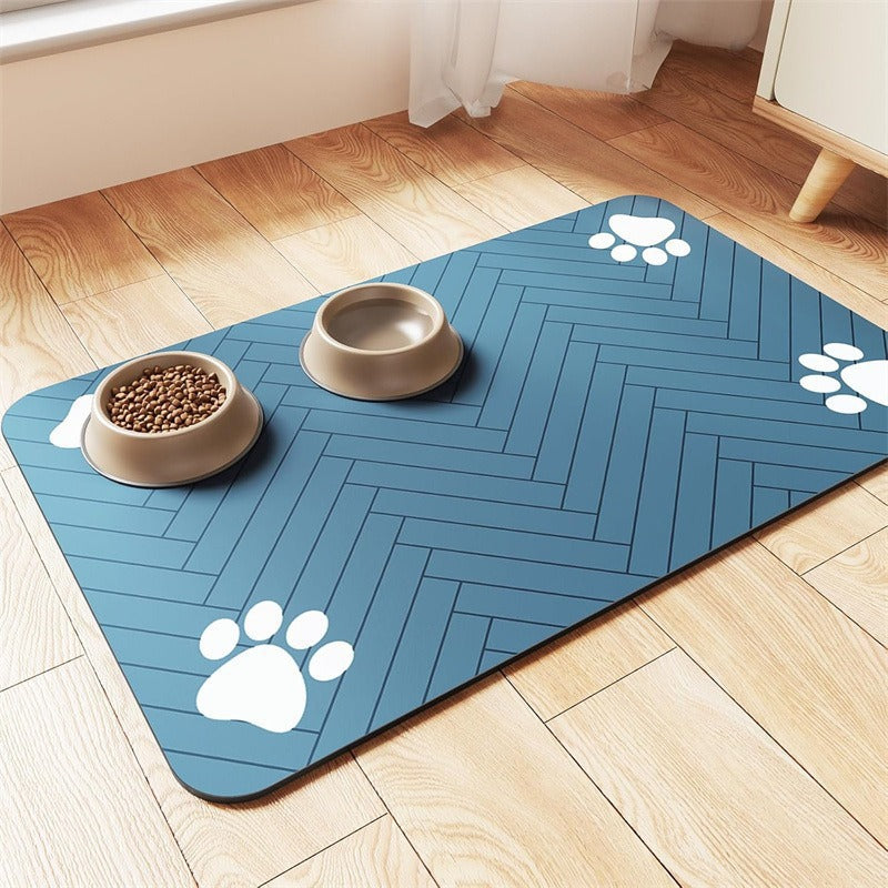PetDry™ Dog & Cat Feeding Mat | Cleaner Feeding Area & Easy-Care Protection