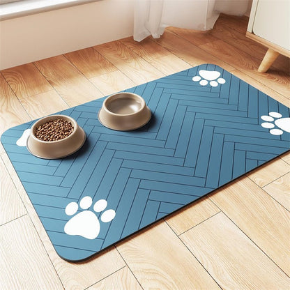 PetDry™ Dog & Cat Feeding Mat | Cleaner Feeding Area & Easy-Care Protection