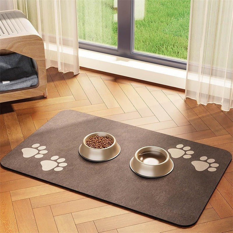 PetDry™ Dog & Cat Feeding Mat | Cleaner Feeding Area & Easy-Care Protection