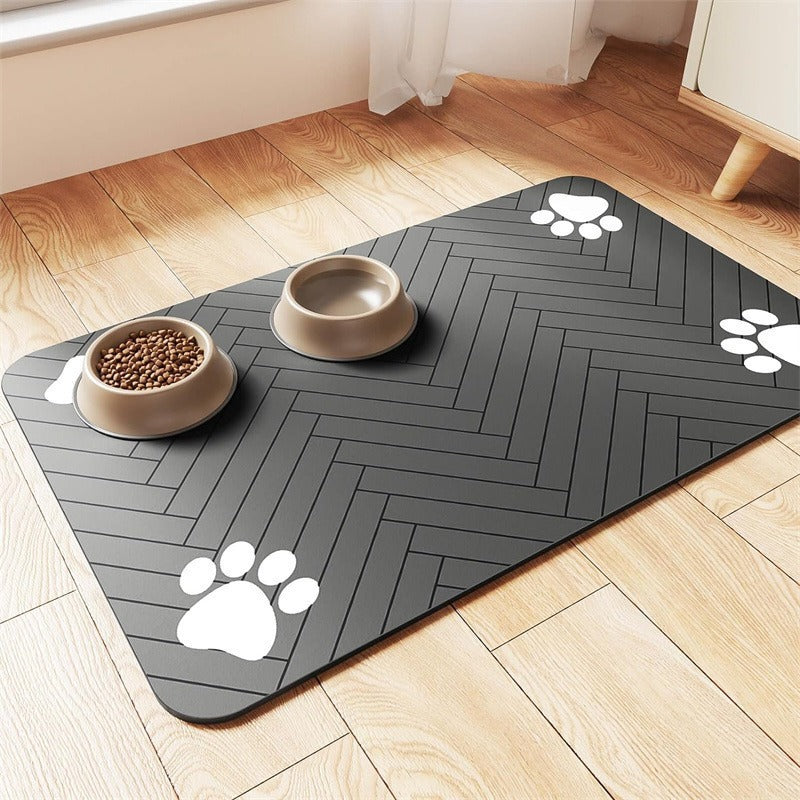 PetDry™ Dog & Cat Feeding Mat | Cleaner Feeding Area & Easy-Care Protection