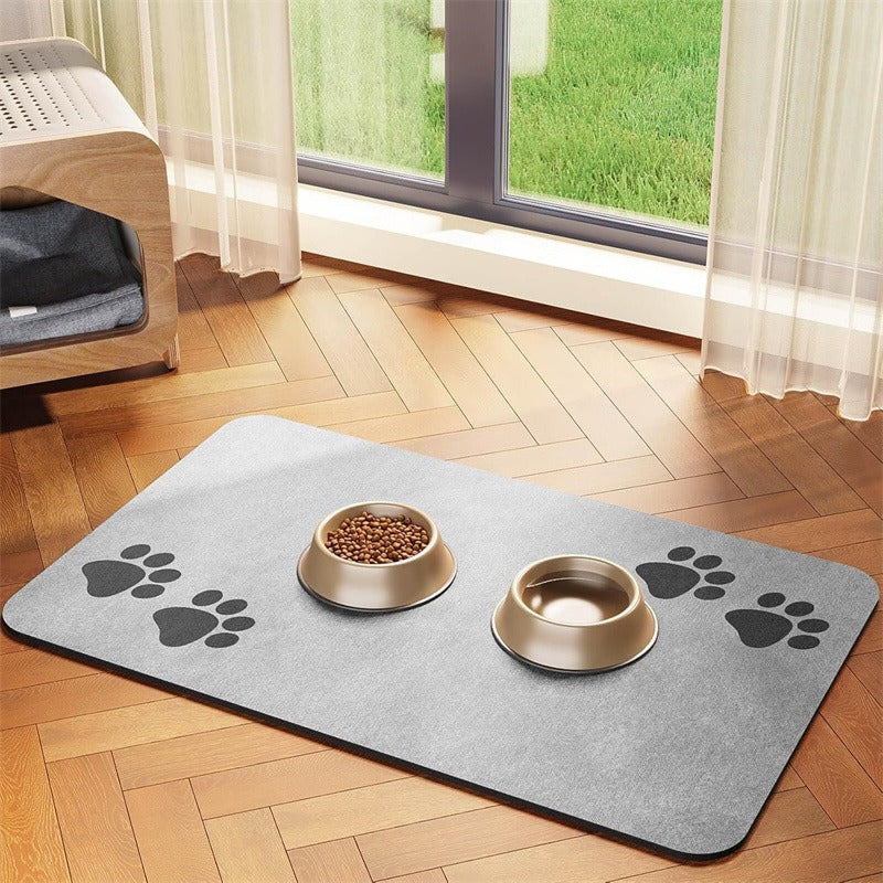 PetDry™ Dog & Cat Feeding Mat | Cleaner Feeding Area & Easy-Care Protection