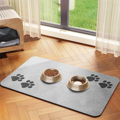 PetDry™ Dog & Cat Feeding Mat | Cleaner Feeding Area & Easy-Care Protection