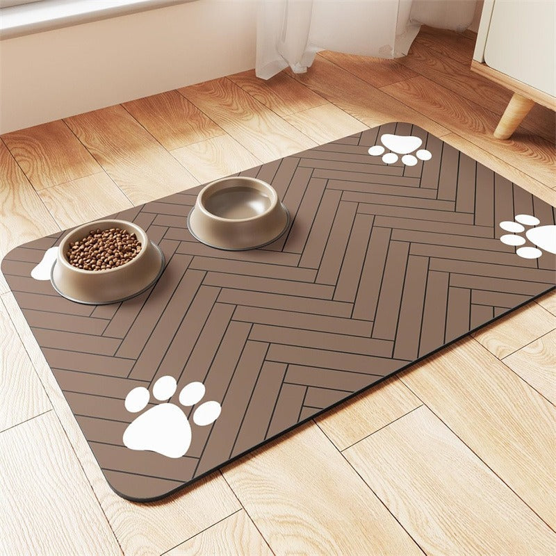 PetDry™ Dog & Cat Feeding Mat | Cleaner Feeding Area & Easy-Care Protection
