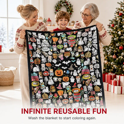 ColorNest™ DIY Colouring Blanket for the Whole Family | Creative Fun & Cosy Comfort