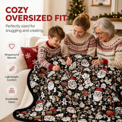 ColorNest™ DIY Colouring Blanket for the Whole Family | Creative Fun & Cosy Comfort