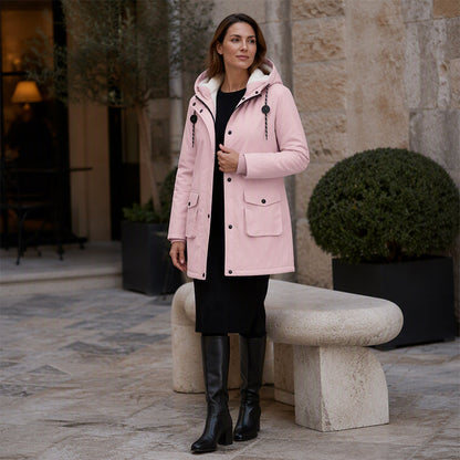 Warmelle™ Women’s Hooded Parka Coat | Cosy Everyday Protection