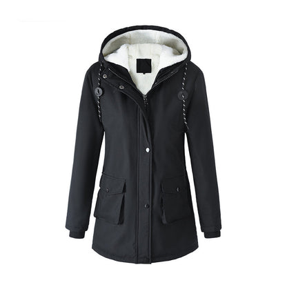 Warmelle™ Women’s Hooded Parka Coat | Cosy Everyday Protection