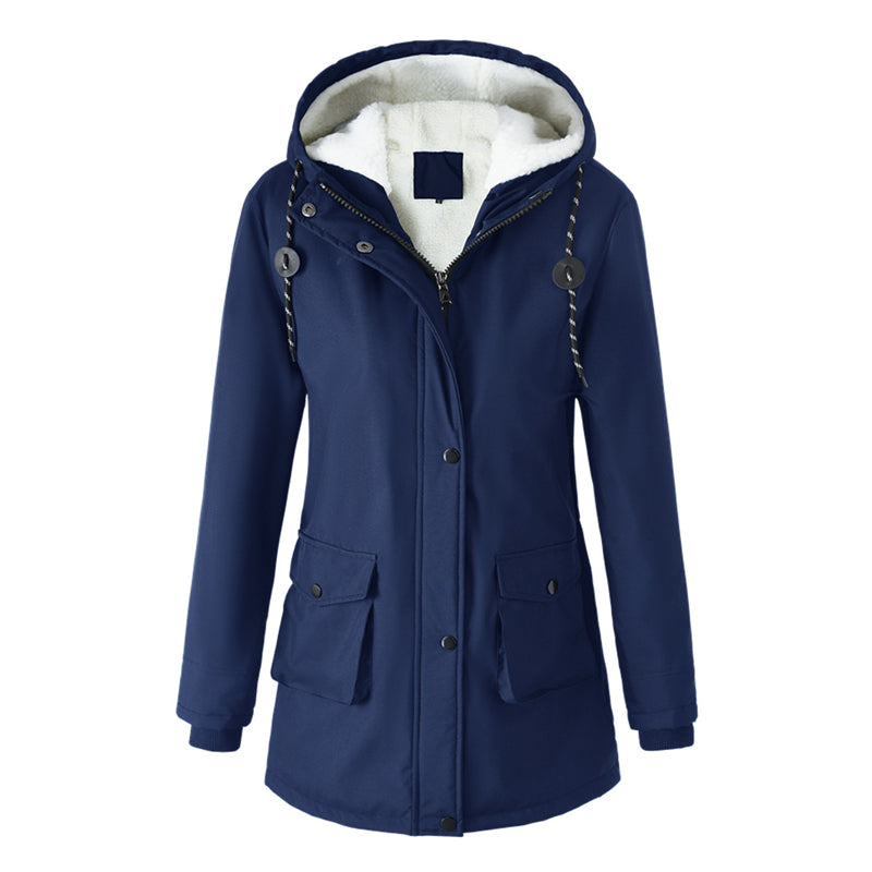 Warmelle™ Women’s Hooded Parka Coat | Cosy Everyday Protection