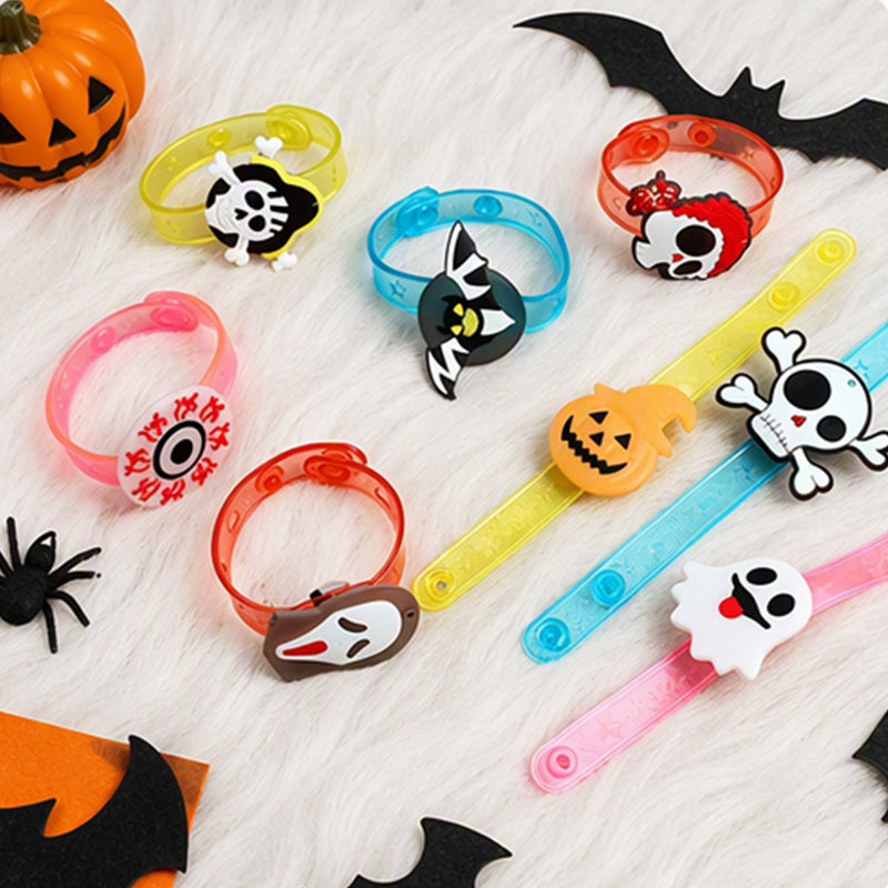 GlowWitch™ Halloween LED Bracelet | Glowing Party Look & Festive Halloween Accessory