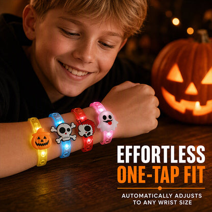 GlowWitch™ Halloween LED Bracelet | Glowing Party Look & Festive Halloween Accessory