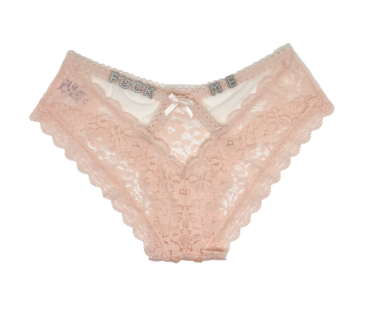 Lacivelle™ – Personalized Rhinestone Lace Thong for Women